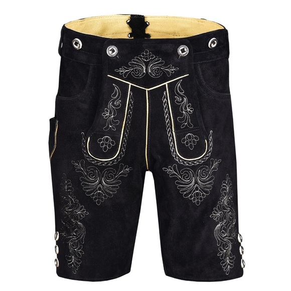 Men Bavarian lederhosen men short - Picture 3 of 6